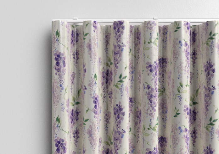 Wisteria Silk, Violet - Made to Measure Curtains - Image 13